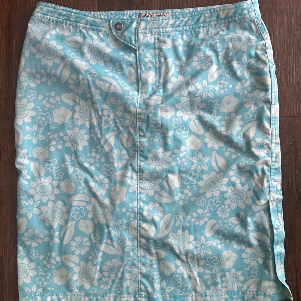 Floral Blue Skirt